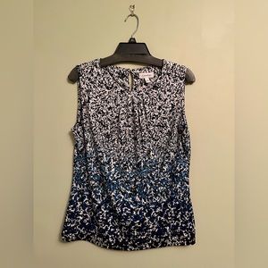 NWT Calvin Klein ombré-like sleeveless top.